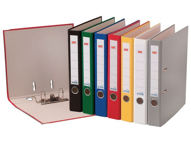 Staples Kunststof Ordner Rugbreedte 50 Mm Zwart staples kopen in de aanbieding