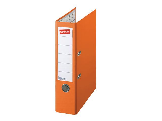 Staples Ordner Premium Rugbreedte 50 Mm Oranje staples kopen in de aanbieding