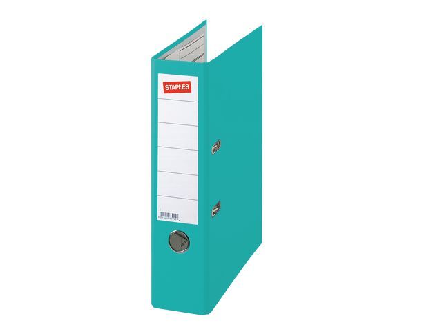 Staples Ordner Premium Rugbreedte 50 Mm Turquoise staples kopen in de aanbieding