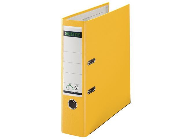 Leitz Ordner Rugbreedte 80 Mm Geel leitz kopen in de aanbieding