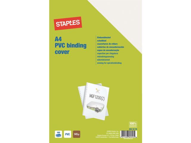 Staples Schutblad A4 015 Mm Pvc Transparant Glanzend Pak 100 Stuks staples kopen in de aanbieding Staples Schutblad A4 015 Mm Pvc Transparant Glanzend Pak 100 Stuks staples kopen in de aanbieding
