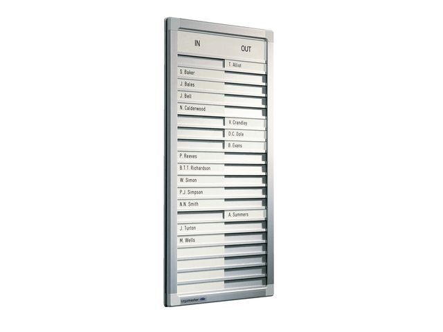 Legamaster Aan En Afwezigheidsbord Professional H 54 X B 26 Cm 20 Personen legamaster kopen in de aanbieding