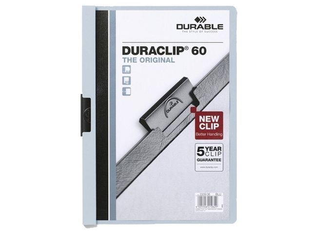 Durable Klemmap Duraclip 1 60 Vel Lichtblauw Pak 25 Stuks durable kopen in de aanbieding Durable Klemmap Duraclip 1 60 Vel Lichtblauw Pak 25 Stuks durable kopen in de aanbieding