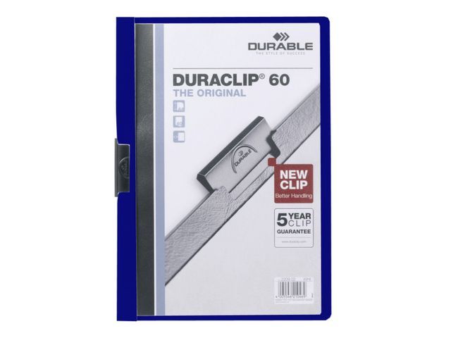 Durable Klemmap Duraclip 1 30 Vel Donkerblauw Pak 25 Stuks durable kopen in de aanbieding Durable Klemmap Duraclip 1 30 Vel Donkerblauw Pak 25 Stuks durable kopen in de aanbieding