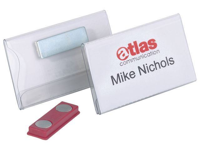 Durable Naambadge Met Magneet 40 X 75 Mm Pak 25 Stuks durable kopen in de aanbieding