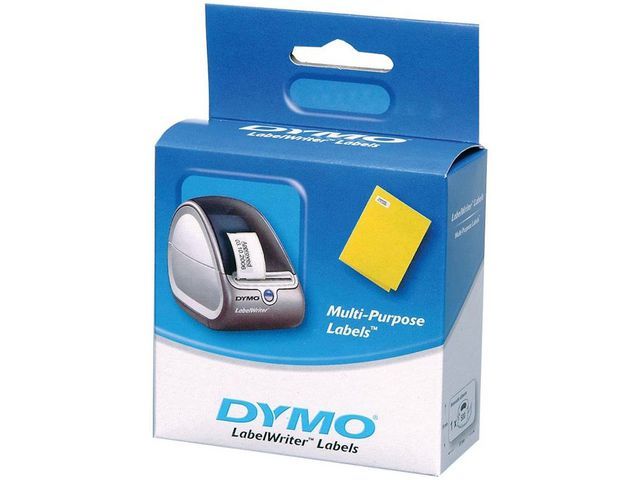 Dymo Etiketten Voor Labelwriters Hangmaplabel 99017 12 X 50 Mm Pak 220 Stuks dymo kopen in de aanbieding