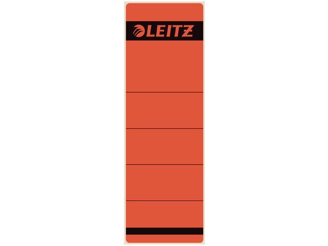 Leitz Rugetiketten Kort Zelfklevend Rugbreedte 80 Mm 191 X 61 Mm Rood Pak 10 Stuks leitz kopen in de aanbieding