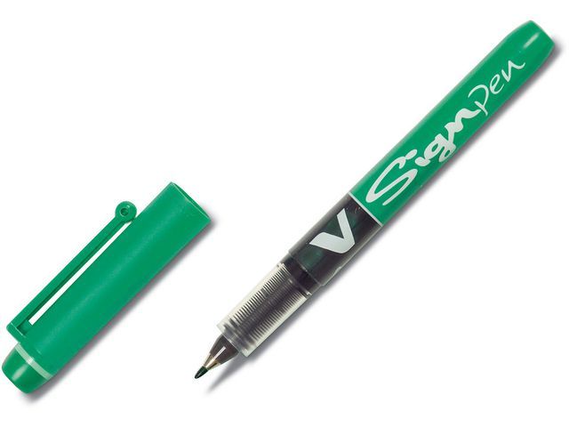 Pilot Fineliner V Signpen 06 Mm Groen Pak 12 Stuks pilot kopen in de aanbieding