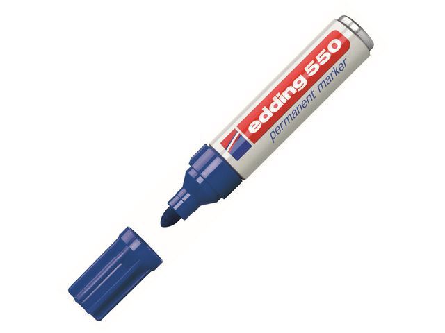 Edding Permanent Marker 550 3 4 Mm Blauw Pak 10 Stuks edding kopen in de aanbieding Edding Permanent Marker 550 3 4 Mm Blauw Pak 10 Stuks edding kopen in de aanbieding