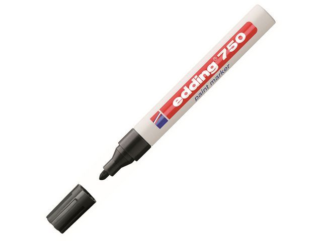 Edding Lakmarker 750 2 4 Mm Zwart Doos 10 Stuks edding kopen in de aanbieding Edding Lakmarker 750 2 4 Mm Zwart Doos 10 Stuks edding kopen in de aanbieding
