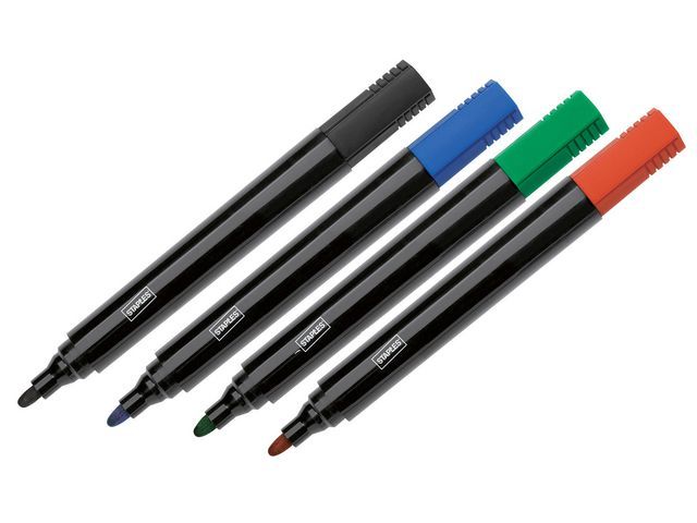 Staples Permanent Marker Duramark 2070 15 3 Mm Assorti Pak 4 Stuks staples kopen in de aanbieding Staples Permanent Marker Duramark 2070 15 3 Mm Assorti Pak 4 Stuks staples kopen in de aanbieding