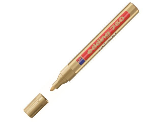 Edding Lakmarker 750 2 4 Mm Goud Pak 10 Stuks edding kopen in de aanbieding Edding Lakmarker 750 2 4 Mm Goud Pak 10 Stuks edding kopen in de aanbieding
