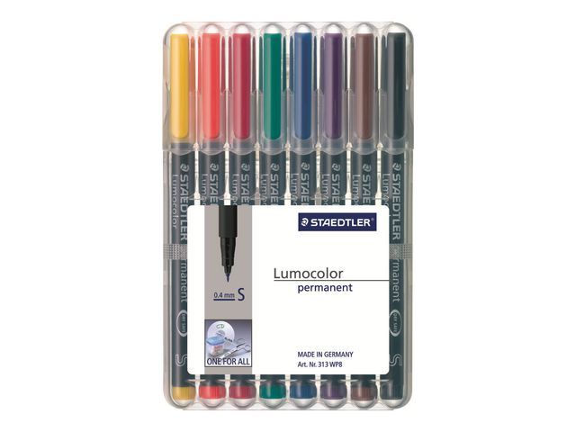 Staedtler Lumocolor Ohpcddvd Marker Permanent Lc313 Super Fijn Assorti Pak 8 Stuks lumocolor kopen in de aanbieding Staedtler Lumocolor Ohpcddvd Marker Permanent Lc313 Super Fijn Assorti Pak 8 Stuks lumocolor kopen in de aanbieding