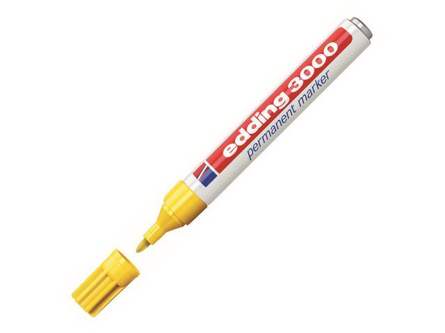 Edding Permanent Marker 3000 15 3 Mm Geel Pak 10 Stuks edding kopen in de aanbieding Edding Permanent Marker 3000 15 3 Mm Geel Pak 10 Stuks edding kopen in de aanbieding