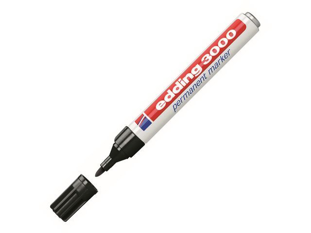 Edding Permanent Marker 3000 15 3 Mm Zwart Pak 10 Stuks edding kopen in de aanbieding Edding Permanent Marker 3000 15 3 Mm Zwart Pak 10 Stuks edding kopen in de aanbieding
