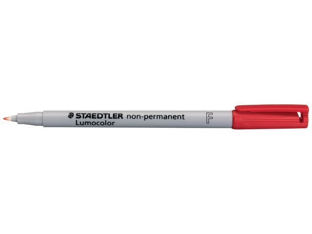 Staedtler Lumocolor Non Permanent Marker Ohpcddvd Lc316 Fijn Rood Pak 10 Stuks lumocolor kopen in de aanbieding Staedtler Lumocolor Non Permanent Marker Ohpcddvd Lc316 Fijn Rood Pak 10 Stuks lumocolor kopen in de aanbieding