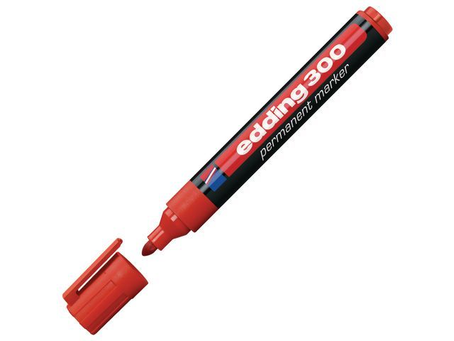 Edding Permanent Marker 300 15 3 Mm Rood Pak 10 Stuks edding kopen in de aanbieding Edding Permanent Marker 300 15 3 Mm Rood Pak 10 Stuks edding kopen in de aanbieding