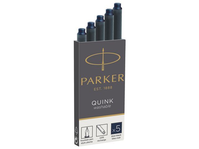 Parker Quink Long Inktpatroon Pak 5 Stuks parker kopen in de aanbieding