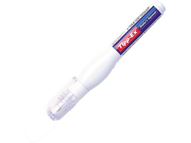 Tippex Tipp Ex Shake N Squeeze Correctiepen 8Ml Fijne Metalen Punt Doos 10 Stuks tippex kopen in de aanbieding