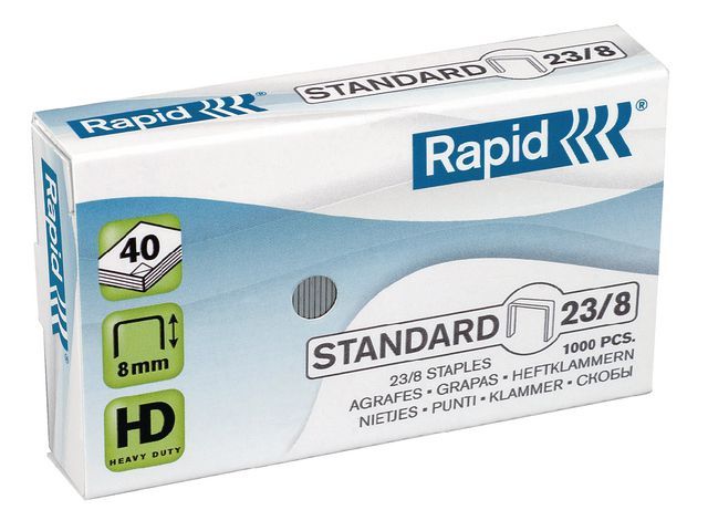 Rapid Nieten 23 Standaard 238 Verzinkt Doos 1000 Stuks rapid kopen in de aanbieding Rapid Nieten 23 Standaard 238 Verzinkt Doos 1000 Stuks rapid kopen in de aanbieding