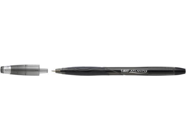 Bic Balpen Atlantis Stic 12 Mm Zwart Pak 12 Stuks bic kopen in de aanbieding