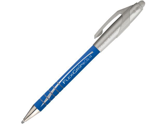 Paper Mate Balpen Flexgrip Elite Medium Blauw Pak 12 Stuks paper mate kopen in de aanbieding Paper Mate Balpen Flexgrip Elite Medium Blauw Pak 12 Stuks paper mate kopen in de aanbieding