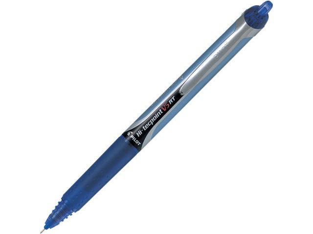 Pilot Rolschrijver Hi Tecpoint V5 Rt 03 Mm Blauw Doos 12 Stuks pilot kopen in de aanbieding
