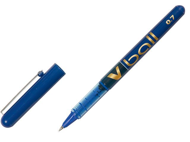 Pilot Rolschrijver V Ball 07 04 Mm Blauw Doos 12 Stuks pilot kopen in de aanbieding