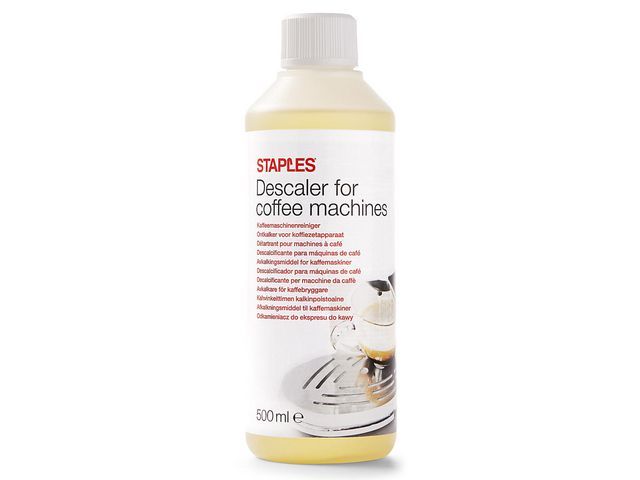 Staples Ontkalker Voor Koffiemachines Concentratie 500 Ml Transparant Fles Milliliter staples kopen in de aanbieding Staples Ontkalker Voor Koffiemachines Concentratie 500 Ml Transparant Fles Milliliter staples kopen in de aanbieding