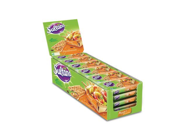 Sultana Granenbiscuit Appel 24 X 3 Pak 72 Stuks sultana kopen in de aanbieding