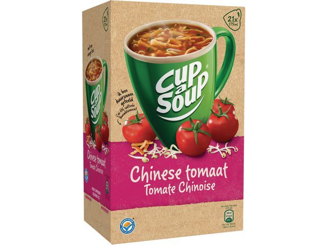Unox Cup A Soup Chinese Tomaat 175Ml Pak 21 Stuks unox kopen in de aanbieding