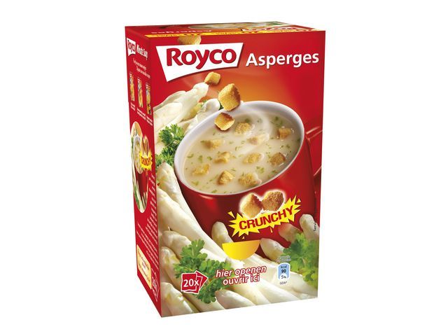 Royco Minute Soepen Velout Asperge Soep Doos 20 Stuks royco kopen in de aanbieding
