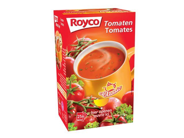 Royco Minute Soepen Tomatensoep Doos 25 Stuks royco kopen in de aanbieding
