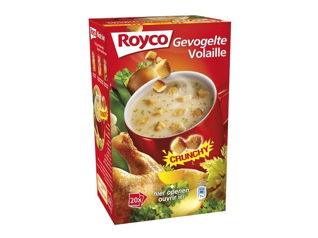 Royco Minute Soepen Veloute Gevogelte Doos 20 Stuks royco kopen in de aanbieding Royco Minute Soepen Veloute Gevogelte Doos 20 Stuks royco kopen in de aanbieding