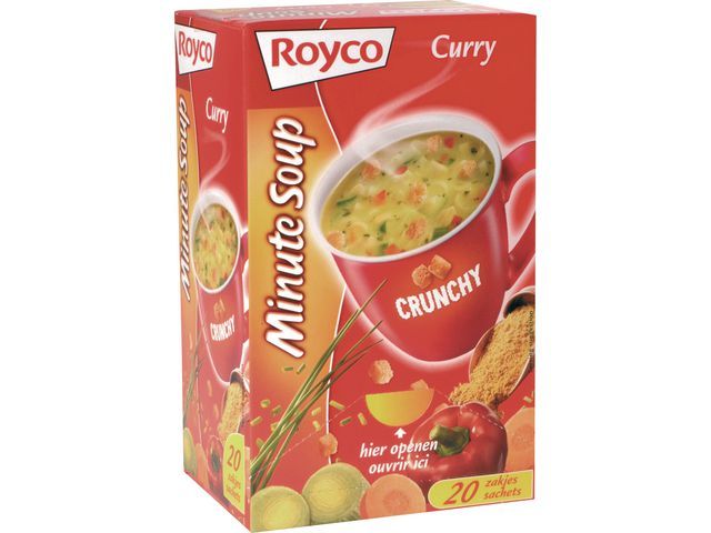 Royco Minute Soepen Kerriesoep Doos 20 Stuks royco kopen in de aanbieding