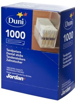 Duni Tandenstokers Duni/Jordan mono pk/1000