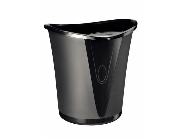 Leitz Prullenbak Allura Zwart leitz kopen in de aanbieding