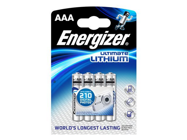 Energizer Batterij Ultimate Lithium Aaa Lr03 Pak 4 Stuks energizer kopen in de aanbieding Energizer Batterij Ultimate Lithium Aaa Lr03 Pak 4 Stuks energizer kopen in de aanbieding