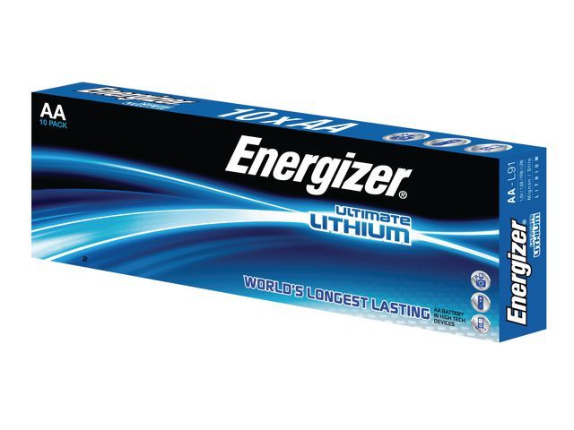 Energizer Batterij Ultimate Lithium Aa Lr6 Nl En Lux Pak 10 Stuks energizer kopen in de aanbieding Energizer Batterij Ultimate Lithium Aa Lr6 Nl En Lux Pak 10 Stuks energizer kopen in de aanbieding