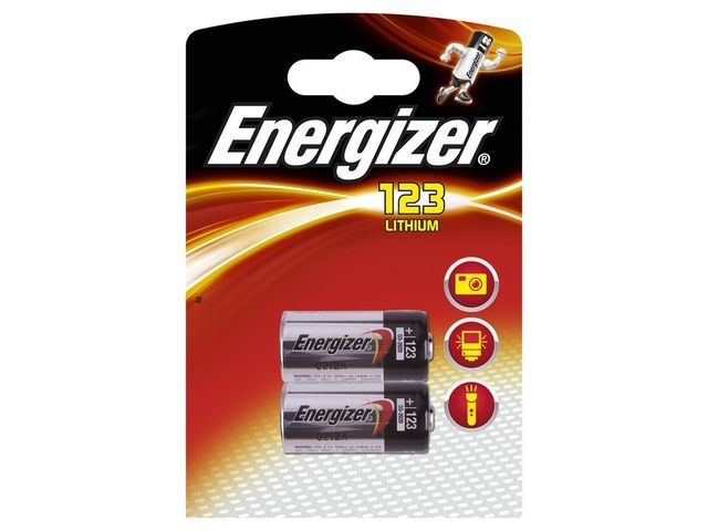 Energizer Energizer 123 Lithium foto batterij (pak 2 stuks)