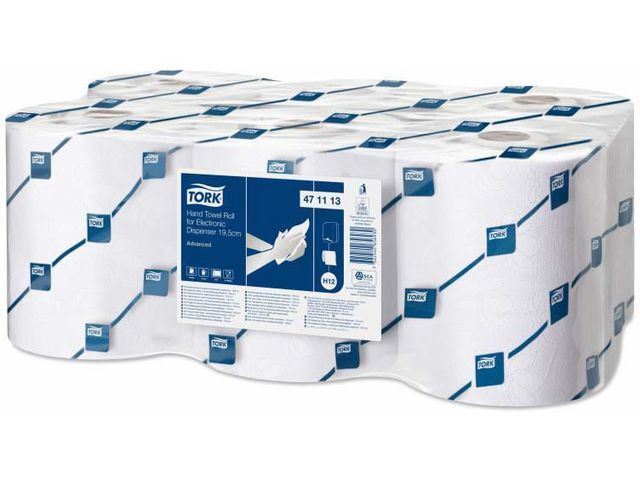 Tork Handdoekrol Enmotion 2 Laags Wit Pak 6 Rollen tork kopen in de aanbieding