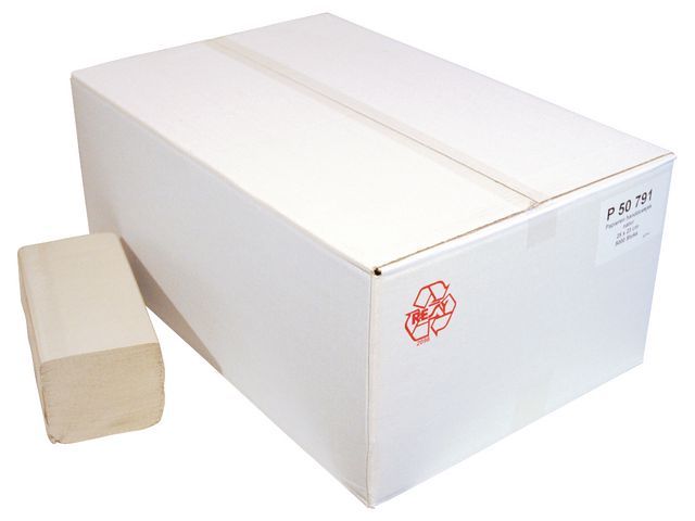 Burosprinter Z Gevouwen Handdoeken Naturel Doos 20 Pakken burosprinter kopen in de aanbieding