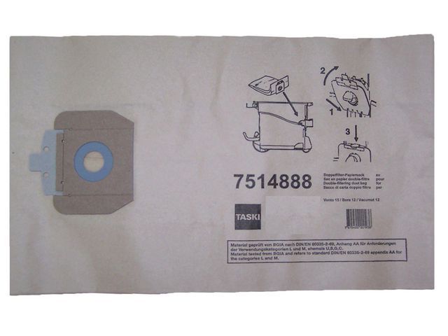 Taski Stofzuigzak Papier Voor Vento 15 Beige Pak 10 Stuks taski kopen in de aanbieding Taski Stofzuigzak Papier Voor Vento 15 Beige Pak 10 Stuks taski kopen in de aanbieding