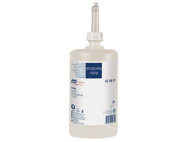 Tork Premium Vloeibare Zeep Antibacterieel Fles 1 Liter tork kopen in de aanbieding Tork Premium Vloeibare Zeep Antibacterieel Fles 1 Liter tork kopen in de aanbieding