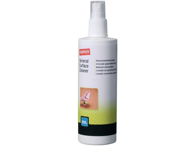 Staples Algemene Reiniger Antibacterieel Fles 250 Milliliter staples kopen in de aanbieding