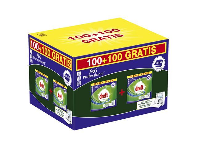 Dreft Vaatwastabletten All In One Ultra Caps Doos 2 X 100 Stuks dreft kopen in de aanbieding Dreft Vaatwastabletten All In One Ultra Caps Doos 2 X 100 Stuks dreft kopen in de aanbieding