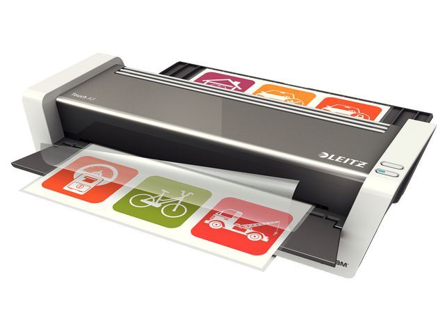 Leitz Ilam Touch 2 A3 Lamineermachine Glanzend Wit Antraciet 80 250 Je leitz kopen in de aanbieding