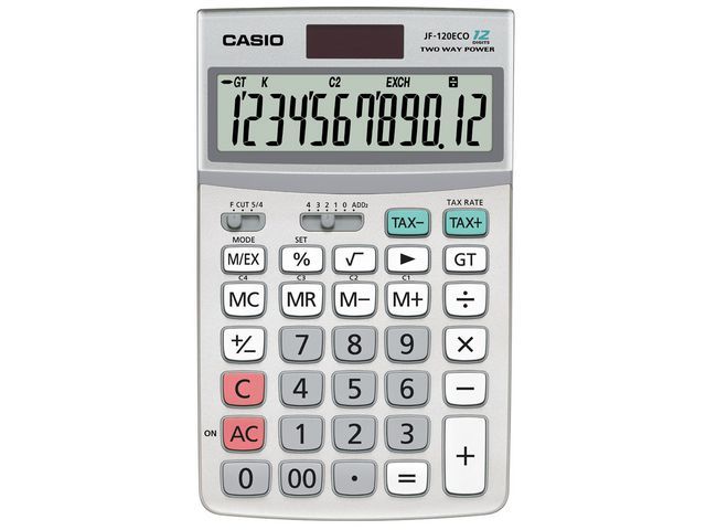 Casio Jf 120Eco Bureaurekenmachine casio kopen in de aanbieding