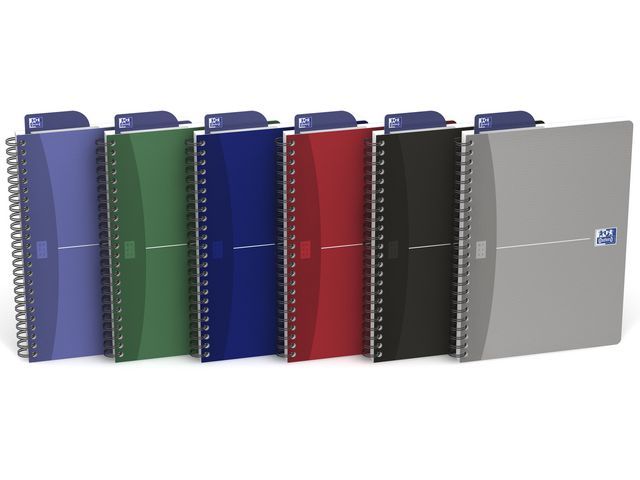 Oxford Office Essentials Spiraalblok A5 Geruit 5 Mm oxford kopen in de aanbieding