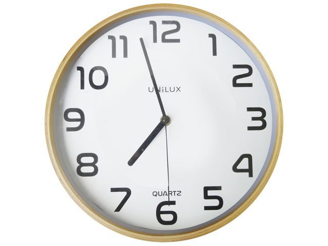 Unilux Wandklok Baltic 305Cm Hout unilux kopen in de aanbieding